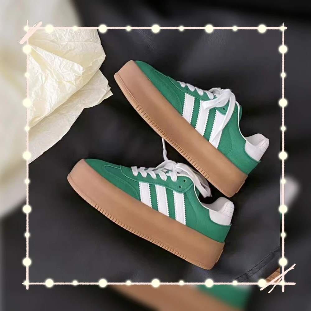 夏季新款德训鞋时尚色系潮流百搭休闲鞋运动舒适透气耐磨女鞋 237