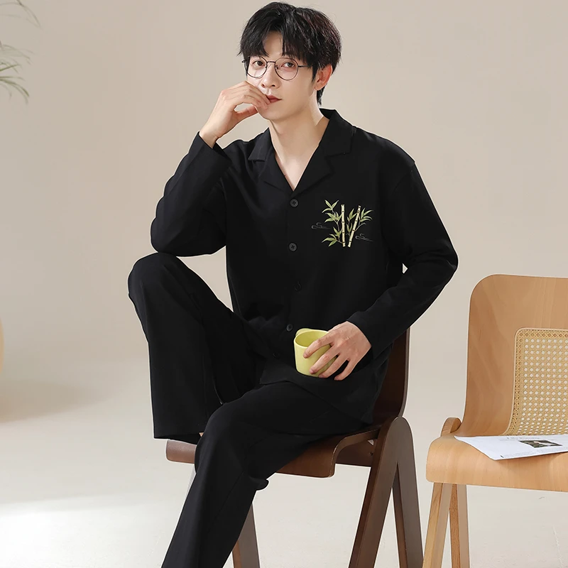 【品牌高货青沧 春夏多款少量】高品质睡衣男士家居服套装1001-1099