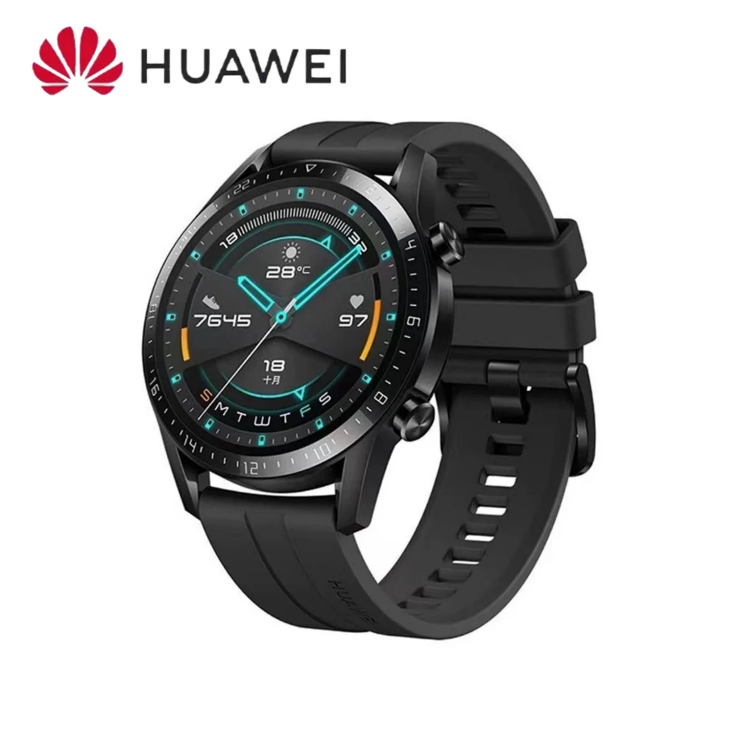 95新 Huawei/华为 GT2 46MM智能蓝牙运动电话身体检测手表