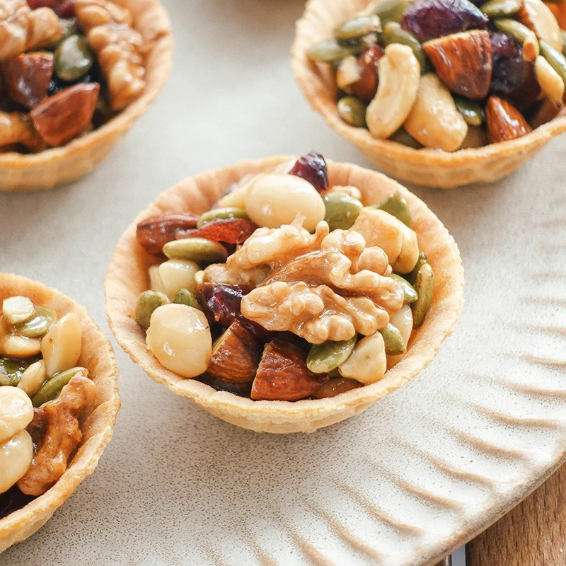 【小唬妈专属】肥猫坚果挞真材实料纯手工烘焙酥脆果仁微甜香脆醇香