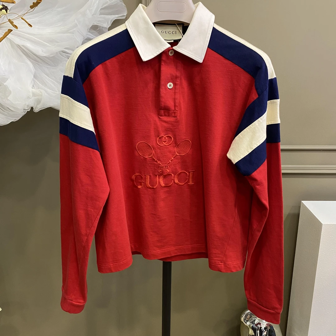 95新 GUCCI/古驰 潮服/GUCCI古驰/xs码/红色长袖卫衣/00660013