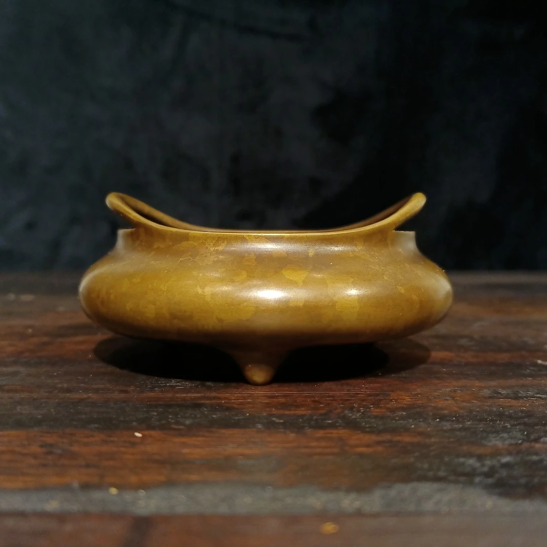 孙中庆制炉 琴友桥耳炉