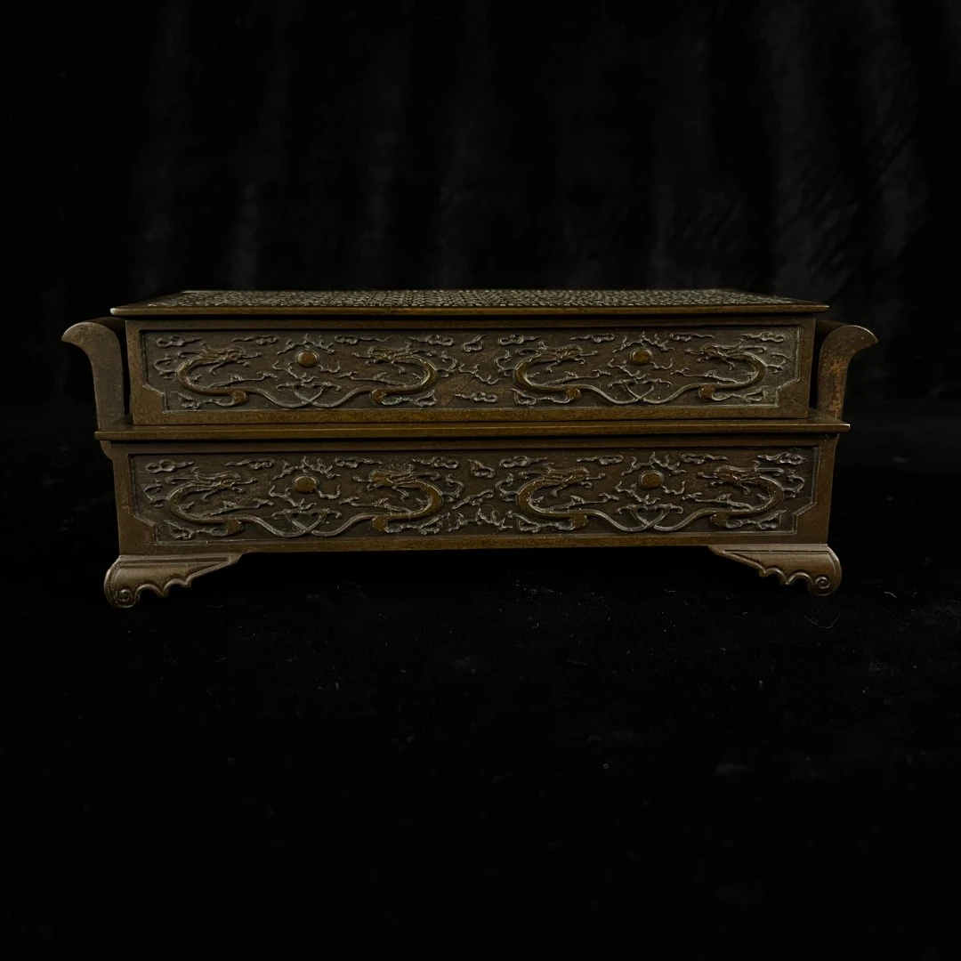 孙中庆制炉 朝冠耳八宝印香炉