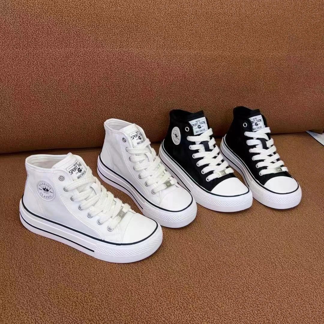 新款2025网面透气高颜值高帮女鞋百搭时尚夏季透气时尚高大尚女鞋