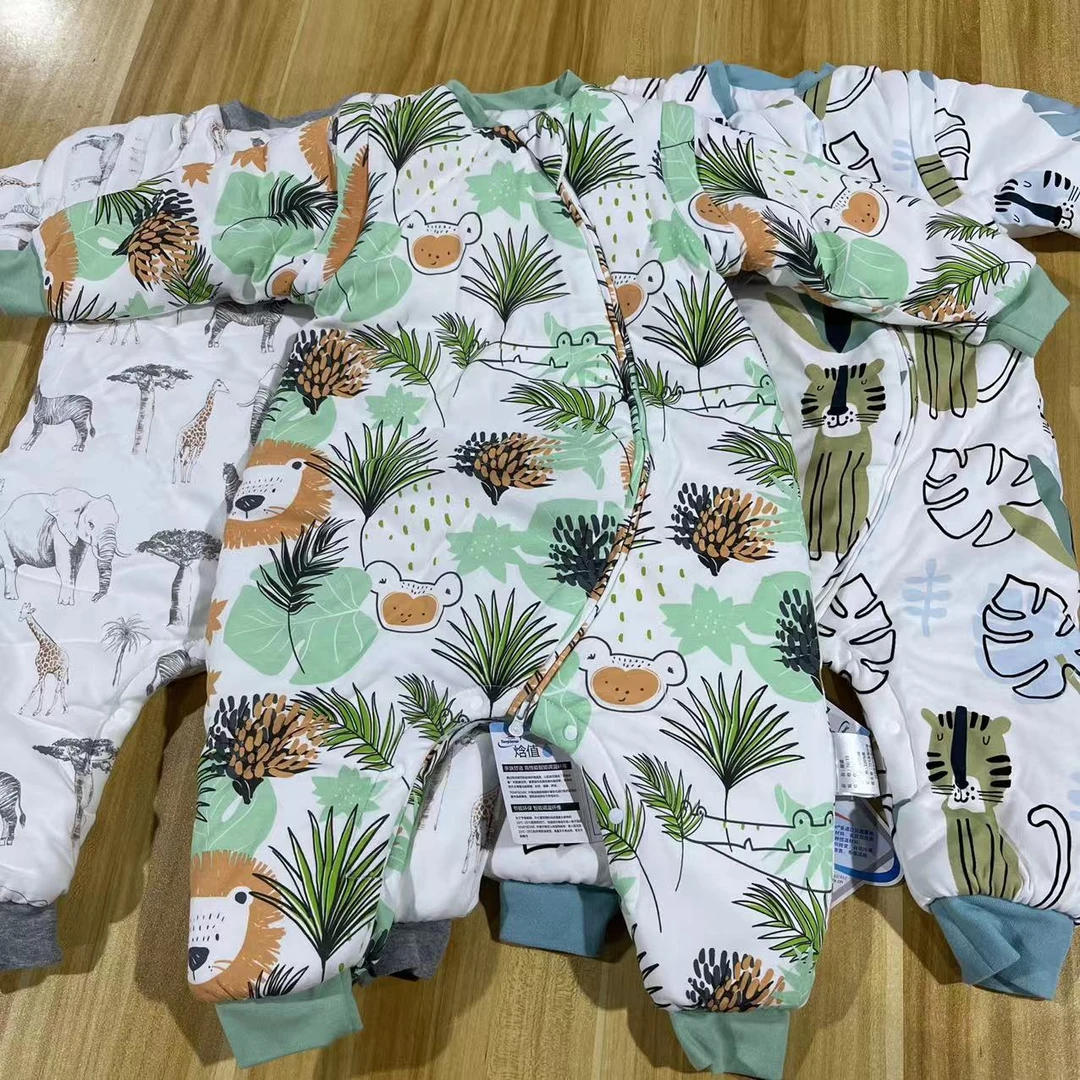 新生儿夹棉分腿睡袋 70码