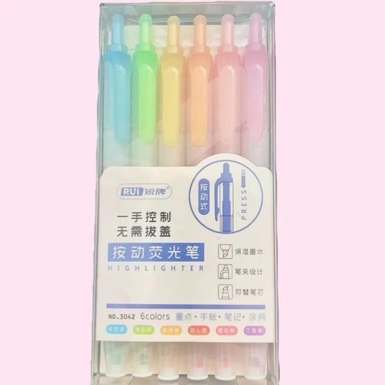 NO3042按动荧光笔