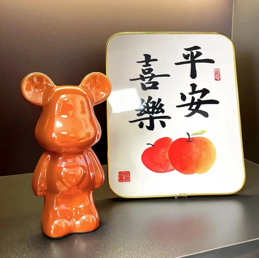 精灵系列网红创意可爱精品潮玩暴力熊摆件以直播间实物为准