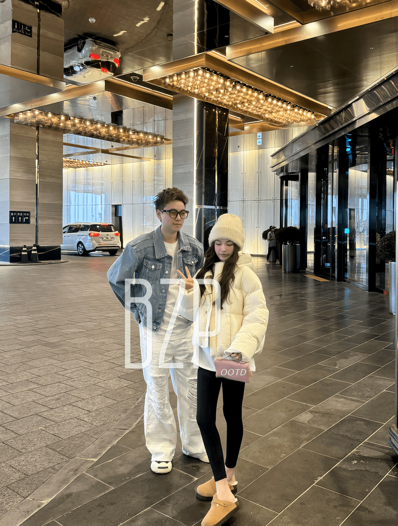 【小肯豆】雾感超轻加厚90白鸭绒连帽加厚奶油白短款羽绒服女