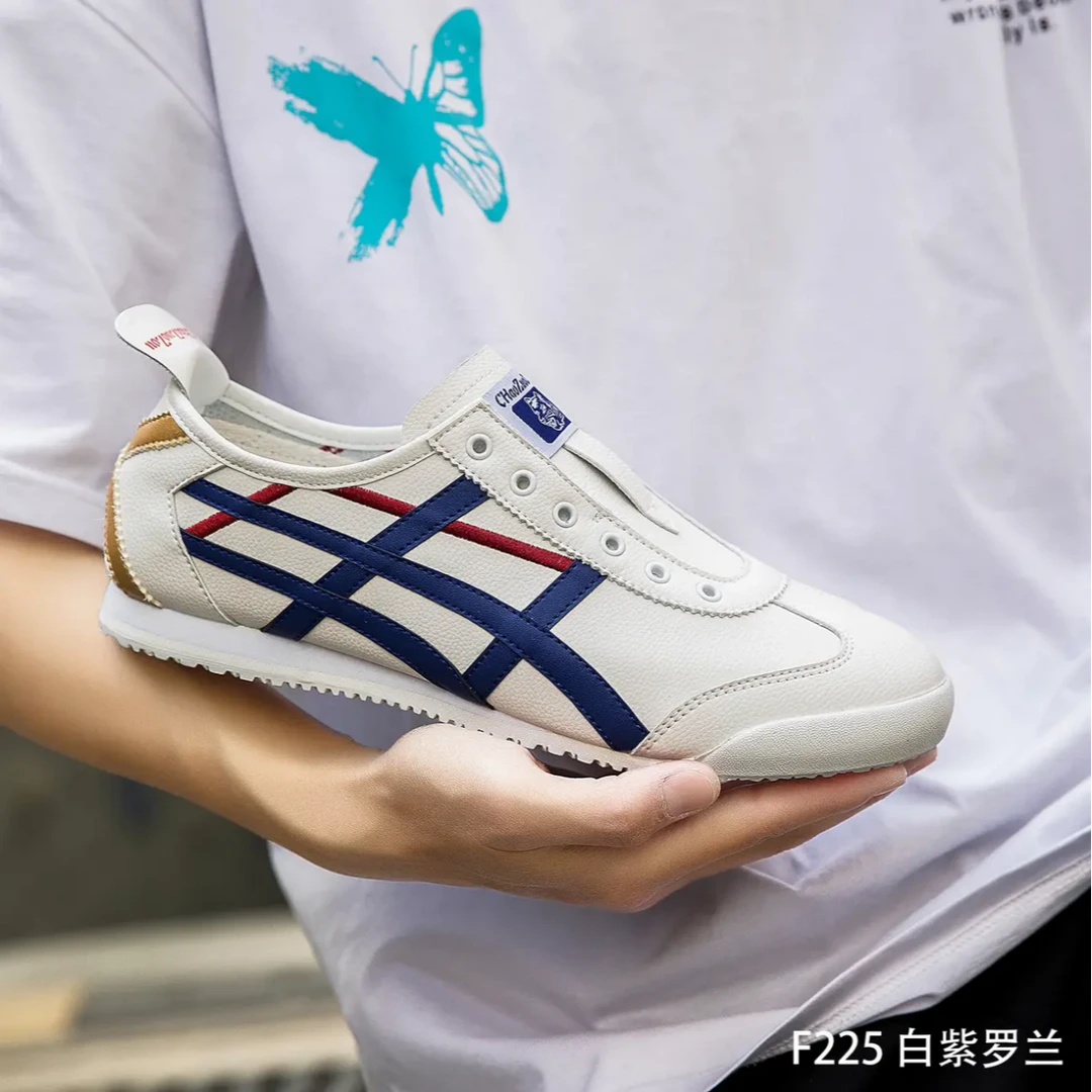 【无系带款式】秋冬皮面款男女情侣款时尚一脚蹬懒人休闲运动鞋鞋子