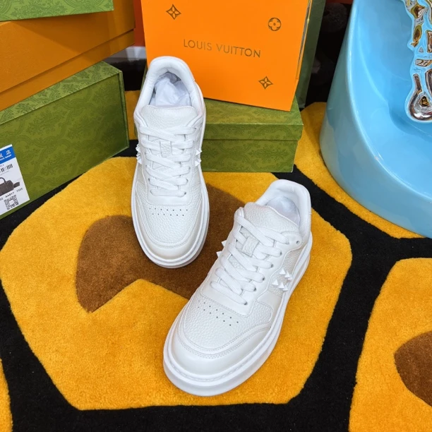 【艳阳家】男士真皮休闲板鞋时尚百搭厚底低帮系带四季款隐形增高