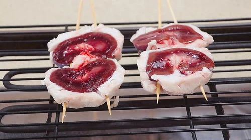 烧烤内蒙新鲜速冻原油羊腰子烧烤食材羊肾