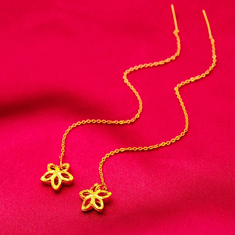 铜合金耳饰 金色[五星耳线]耳线精致精美气质百搭女士清新甜美