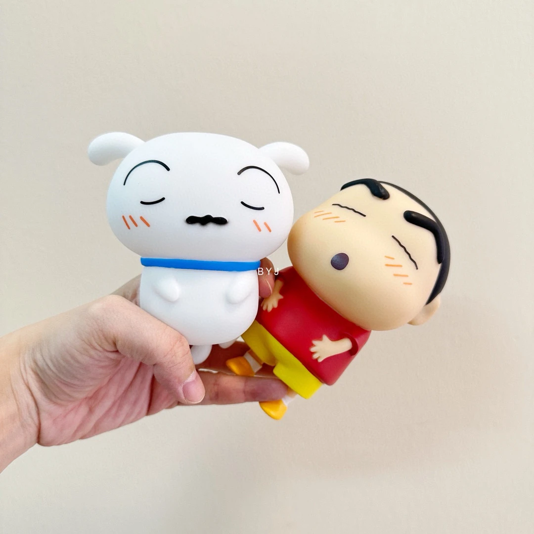 正品蜡笔小新拍拍灯可爱发光摆件小白护眼小夜灯儿童玩具礼物6-12