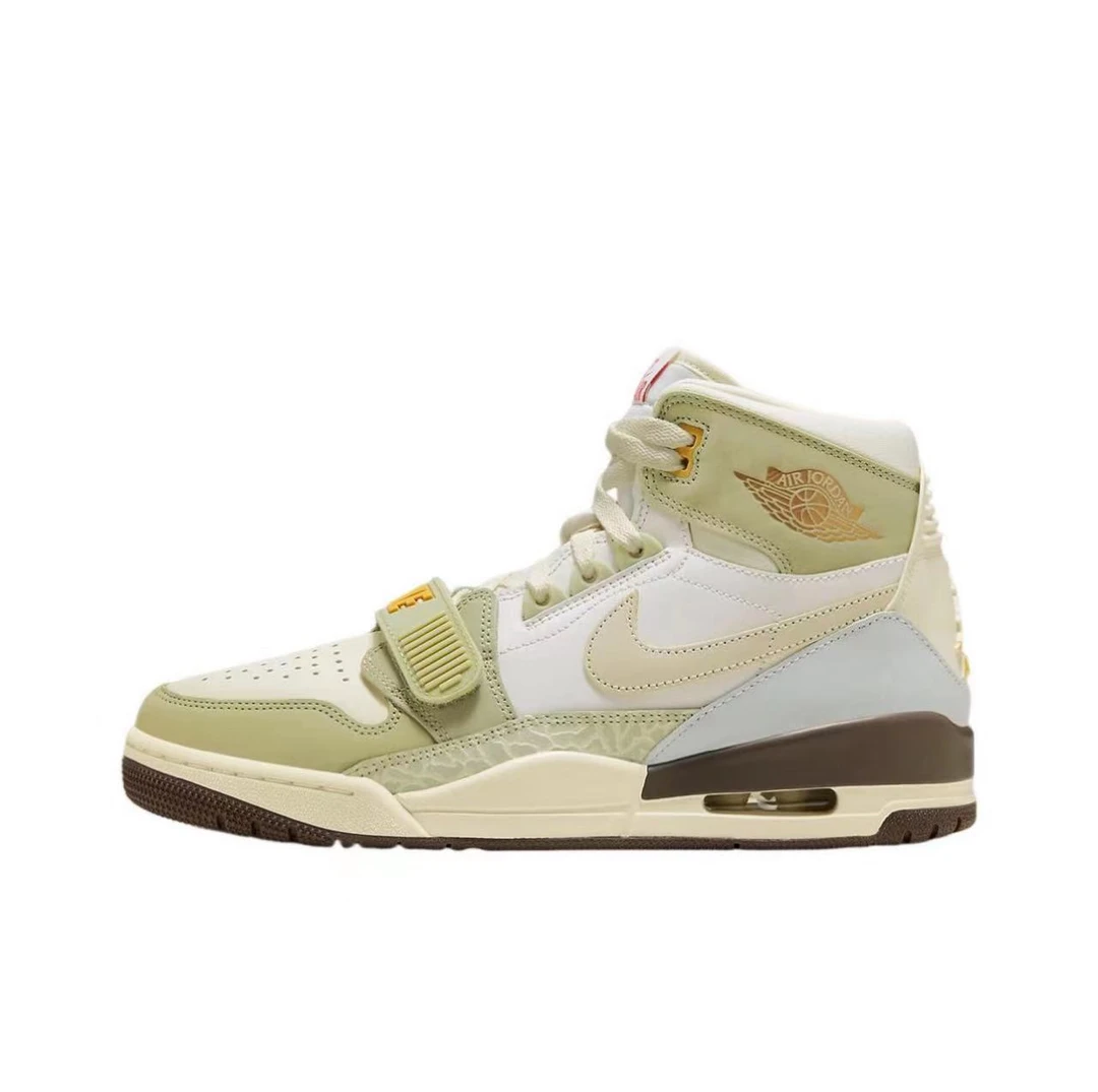 Air Jordan Legacy AJ312兔年白绿男子高帮复古篮球鞋FD9907-111