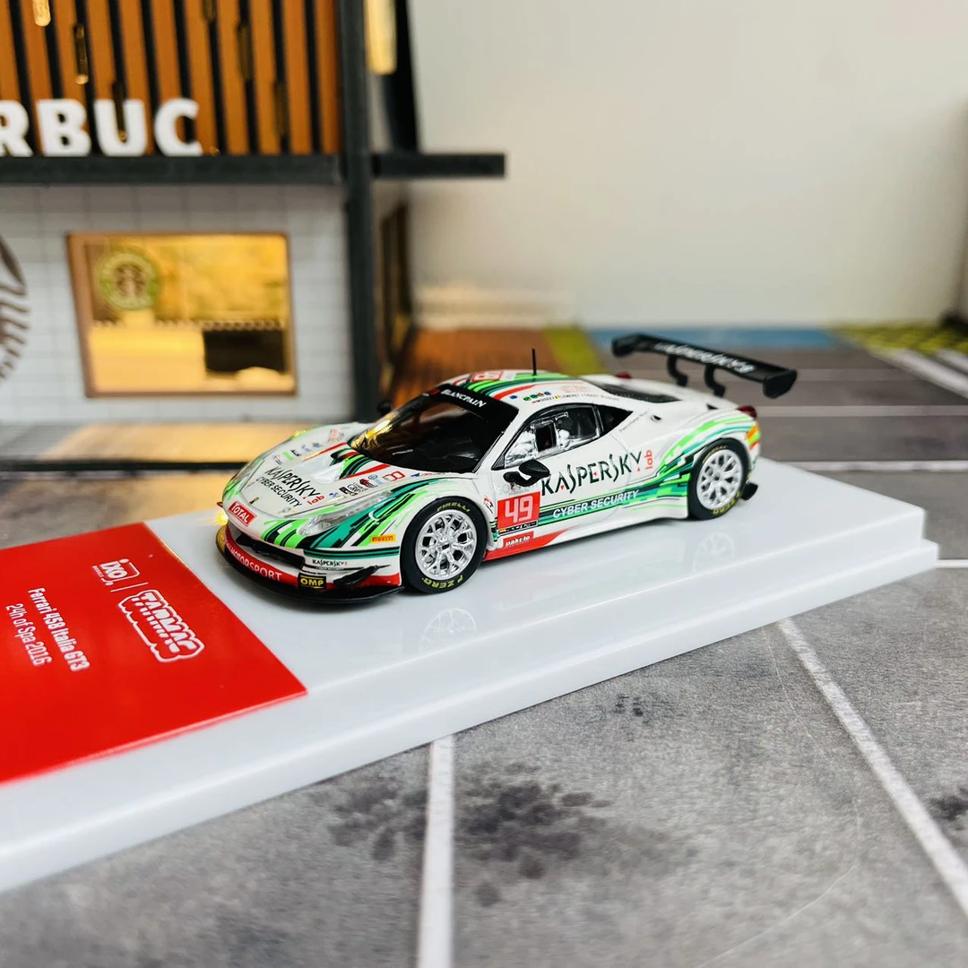 TW 1:64 法拉利458 GT3 49号车 合金汽车模型