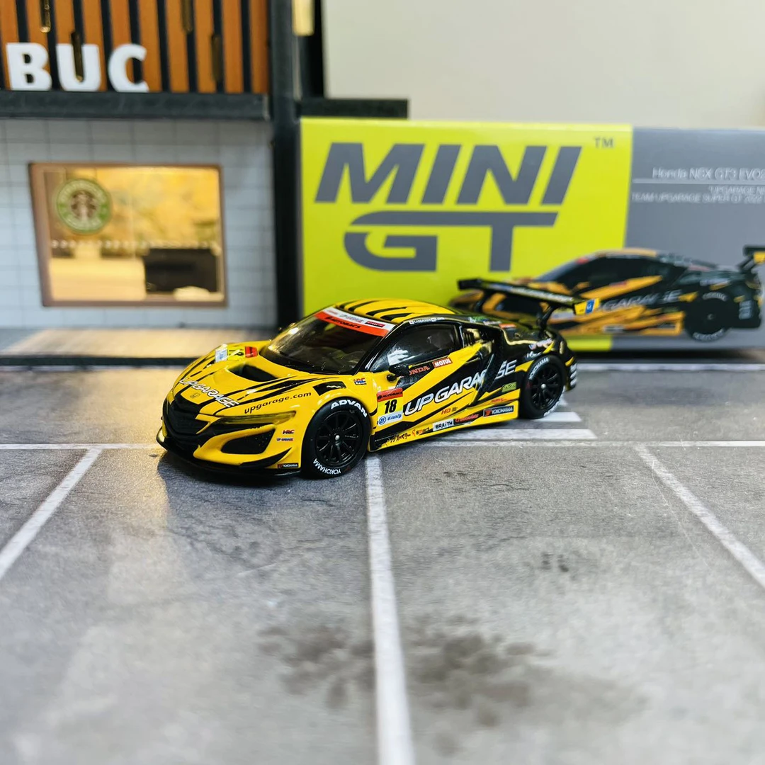 MINIGT 1:64 本田NSX 541号 挂卡 合金汽车模型
