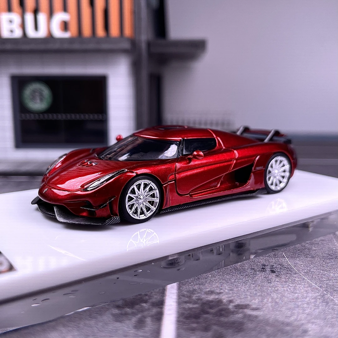 TPC 1:64 柯尼赛格 Regera 统治者 红色 合金汽车模型