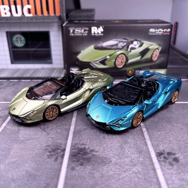 【壹童现货】TSC 1:64 兰博基尼 闪电 合金汽车模型