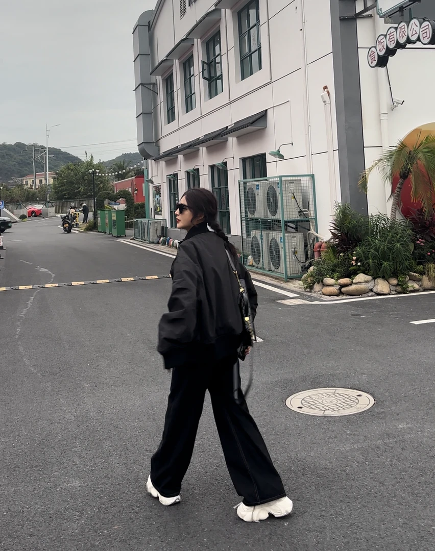 美式复古飞行员棒球服棉服冬季新款情侣男女宽松短款加厚夹克外套