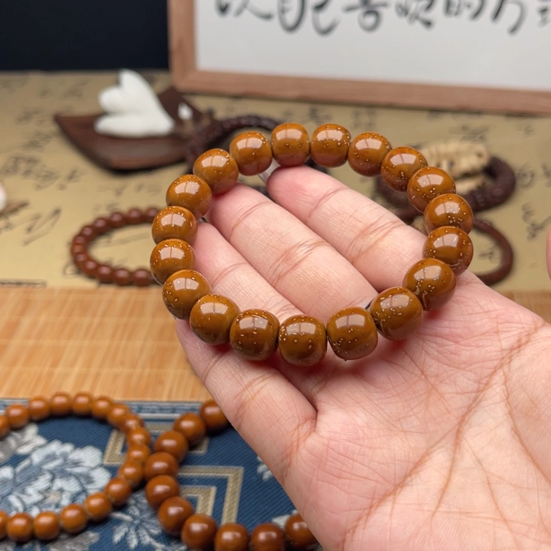 紫金鼠手串硬*实心老型12