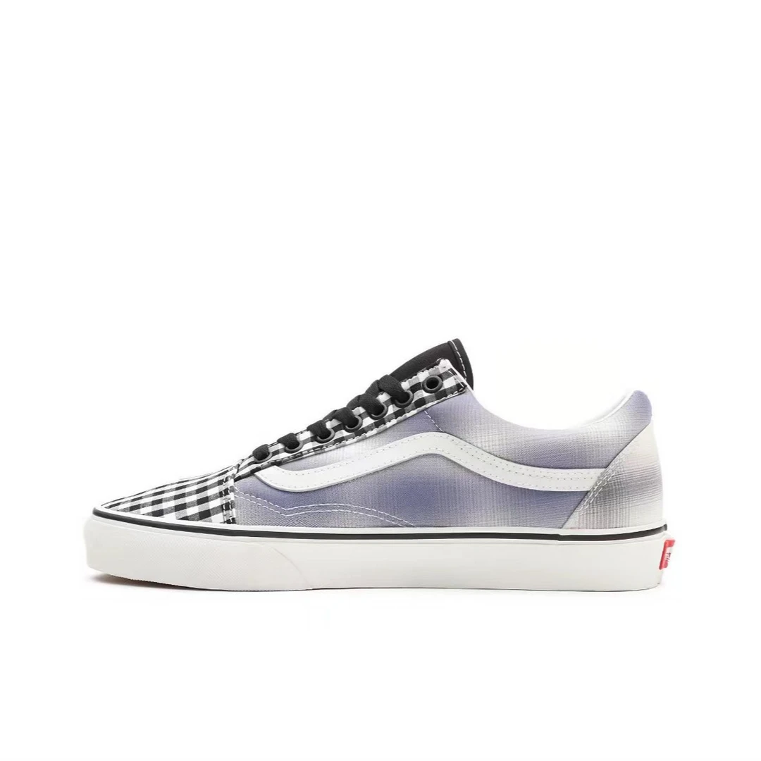 42.5码 Vans Old Skool Prep Retro 低帮 板鞋 黑白 配盒 T40F