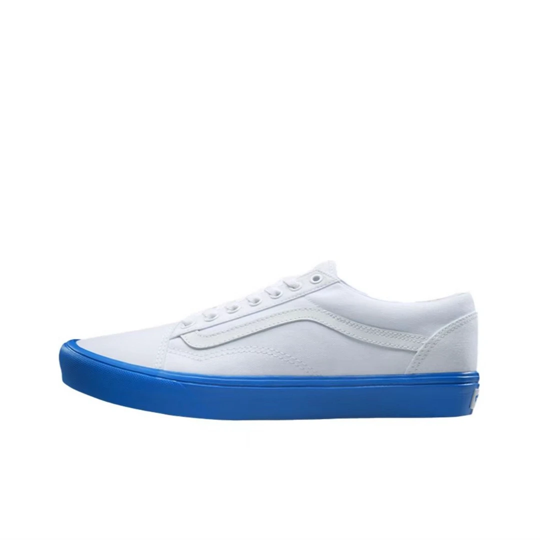 VANS 范斯 Old Skool Lite 白蓝 轻便 耐磨 低帮板鞋 原盒 全新
