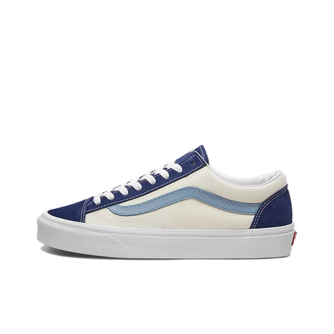 Vans Style 36 蓝莓汽水 轻便 无盒 低帮 板鞋 男女同款 蓝白3VY1