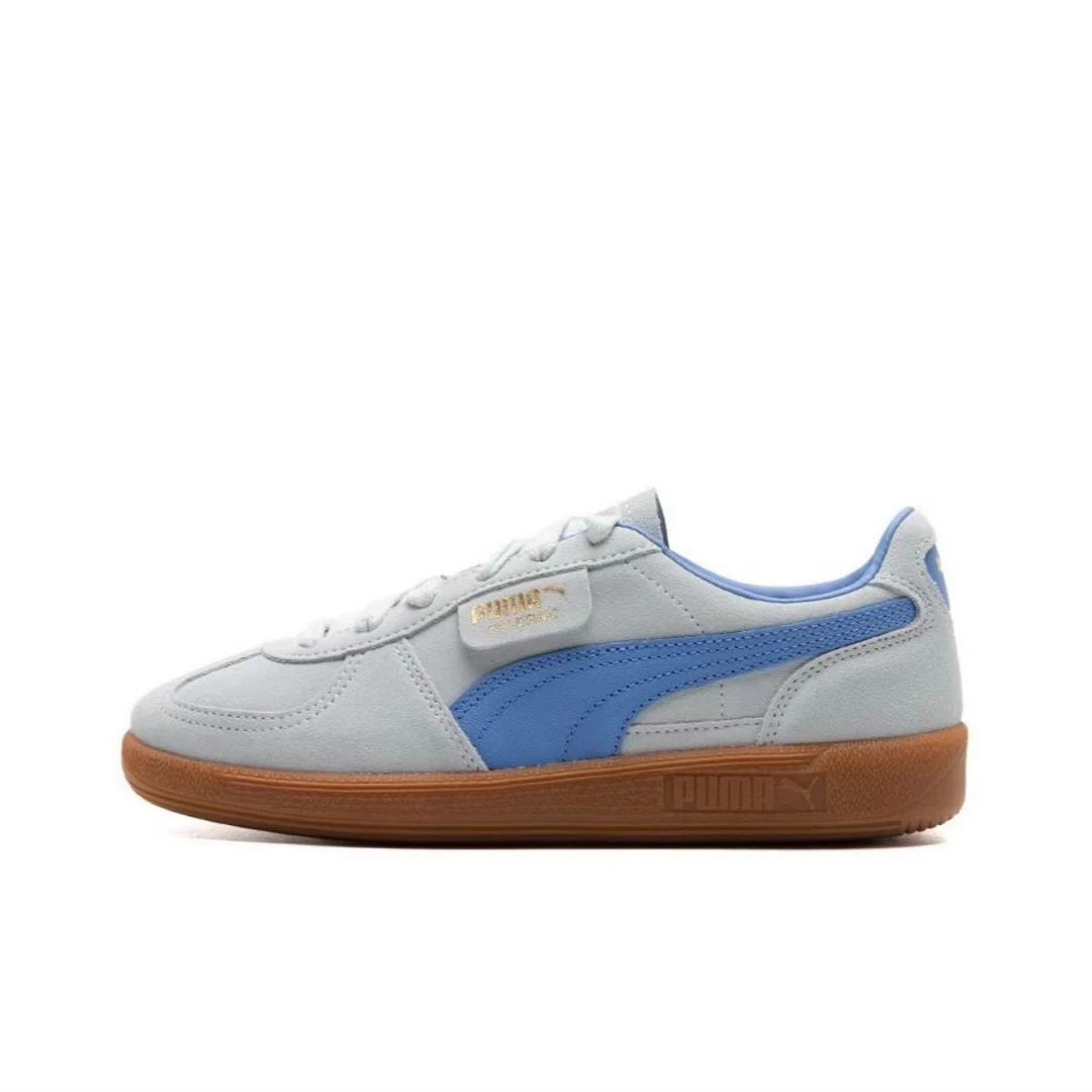 PUMA/彪马Palermo 减震耐磨 低帮 板鞋 百搭 男女同款 蓝灰 无盒