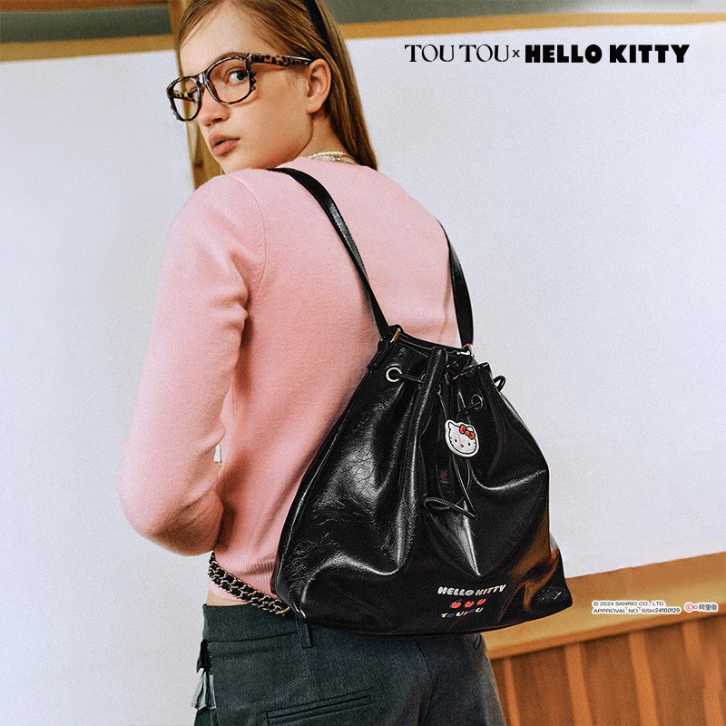 toutou【三丽鸥官方正版授权】生日礼物苹果小众福袋包单双肩包