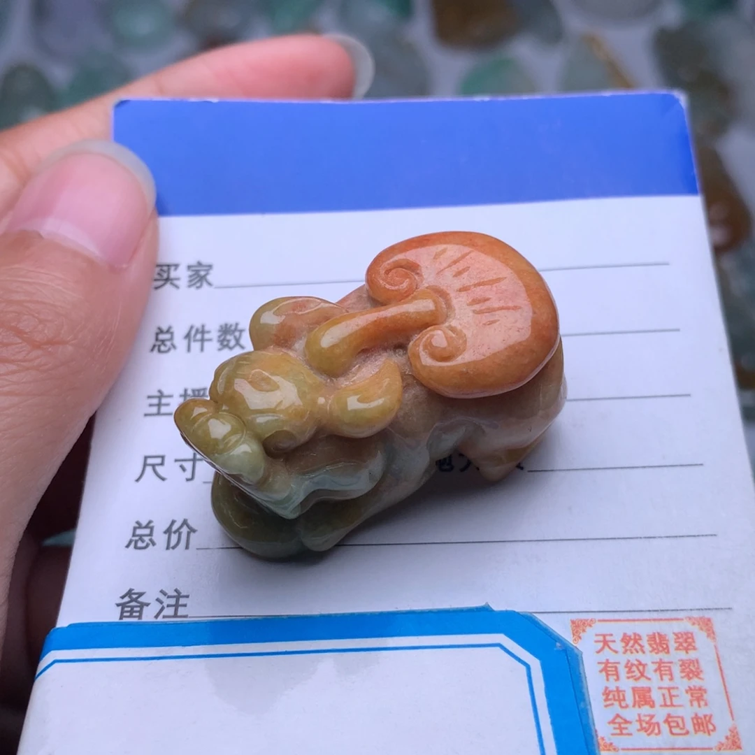 翡翠颈饰未镶嵌吊坠