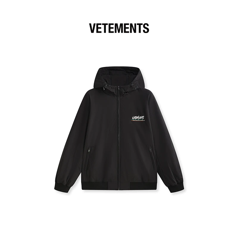 VETEMENTS唯特萌可乐轻奢保暖显瘦休闲连帽百搭羽绒服64710002