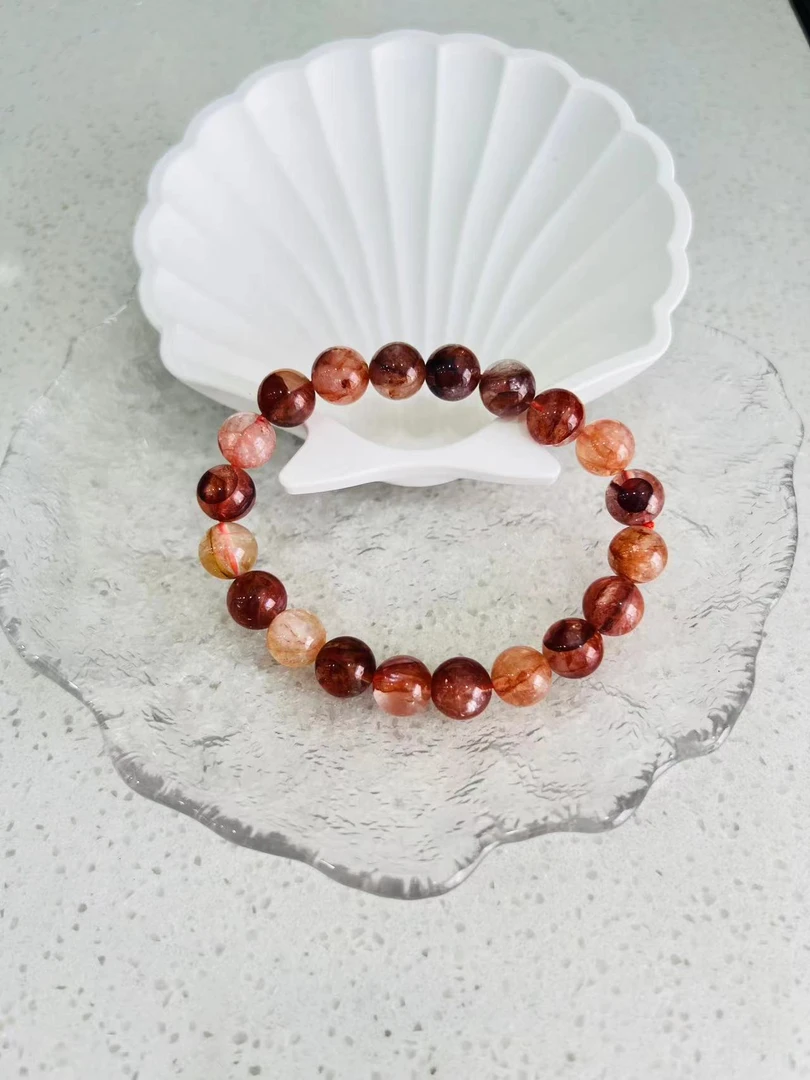 水晶手链红胶花卡10