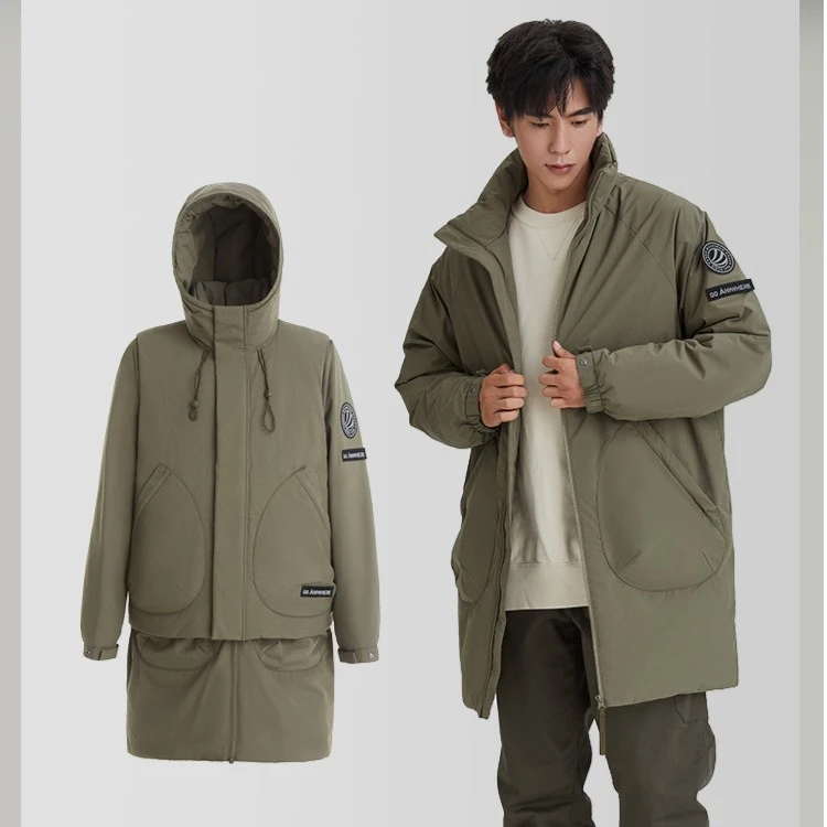 【波司登】新加厚休闲工装一衣多穿宽松保暖长款户外防风冬季羽绒服