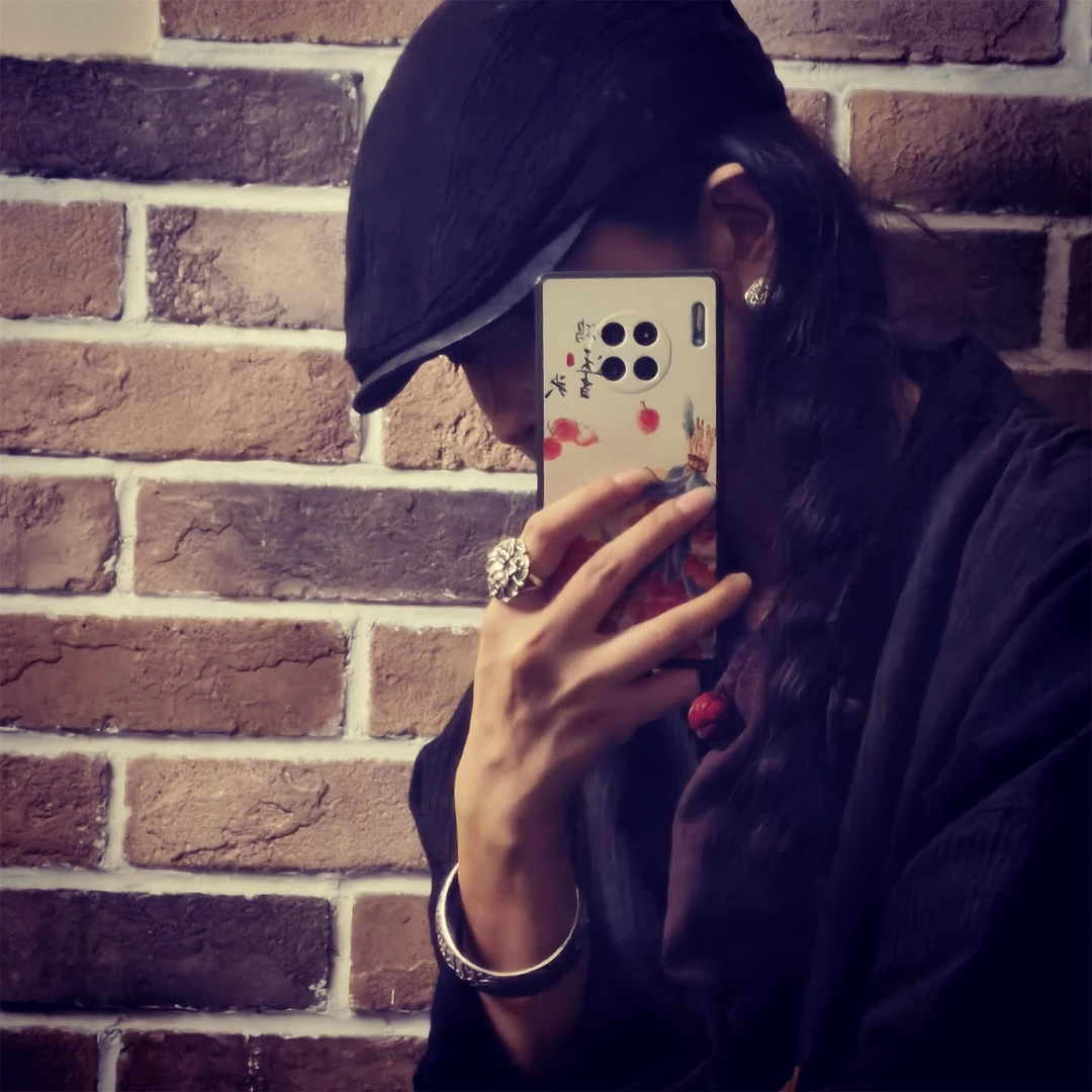 虞姑娘  棉麻男女同款复古风鸭舌帽