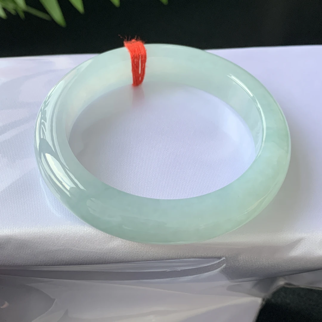 天然缅甸翡翠冰种珠宝A货 编号 7830  尺寸 59.8-13-9.6