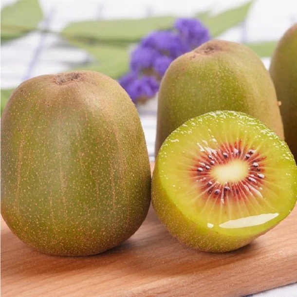 好吃纯甜无酸农产品红心猕猴桃单果80-130克大果