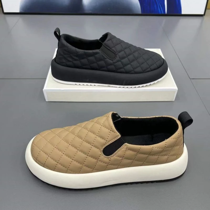 2023秋冬新款爆款男鞋豆豆鞋休闲皮面保暖一脚蹬韩版百搭潮鞋男鞋