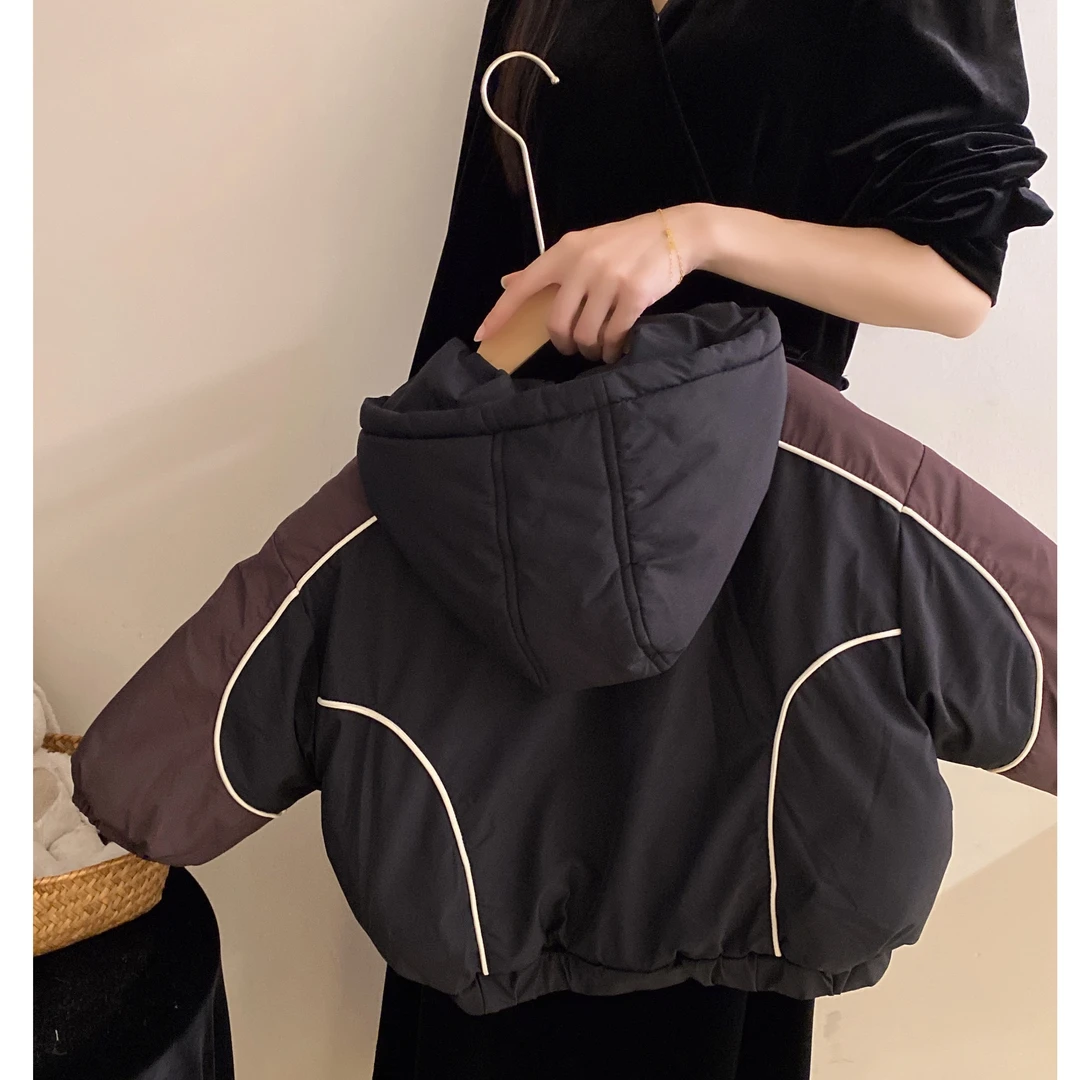 M-Y0532儿童冬款卡绳连帽外套中小童休闲保暖外套