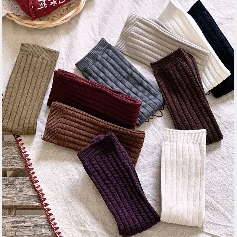 M-SP073儿童袜子春秋款韩系宝宝百搭长筒袜男童女童过膝袜