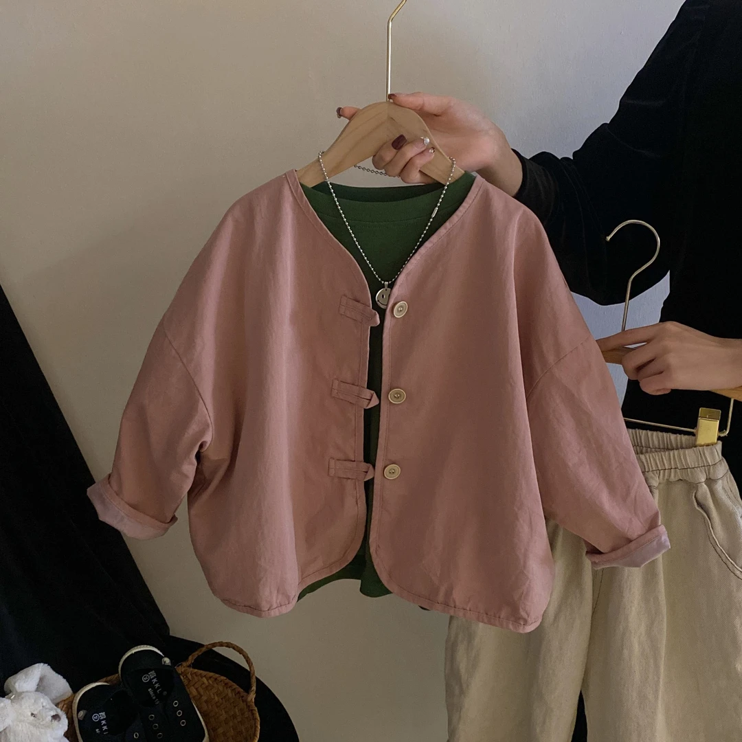 M-Y233儿童韩版春款外套中小童中性款休闲开衫宝宝上衣