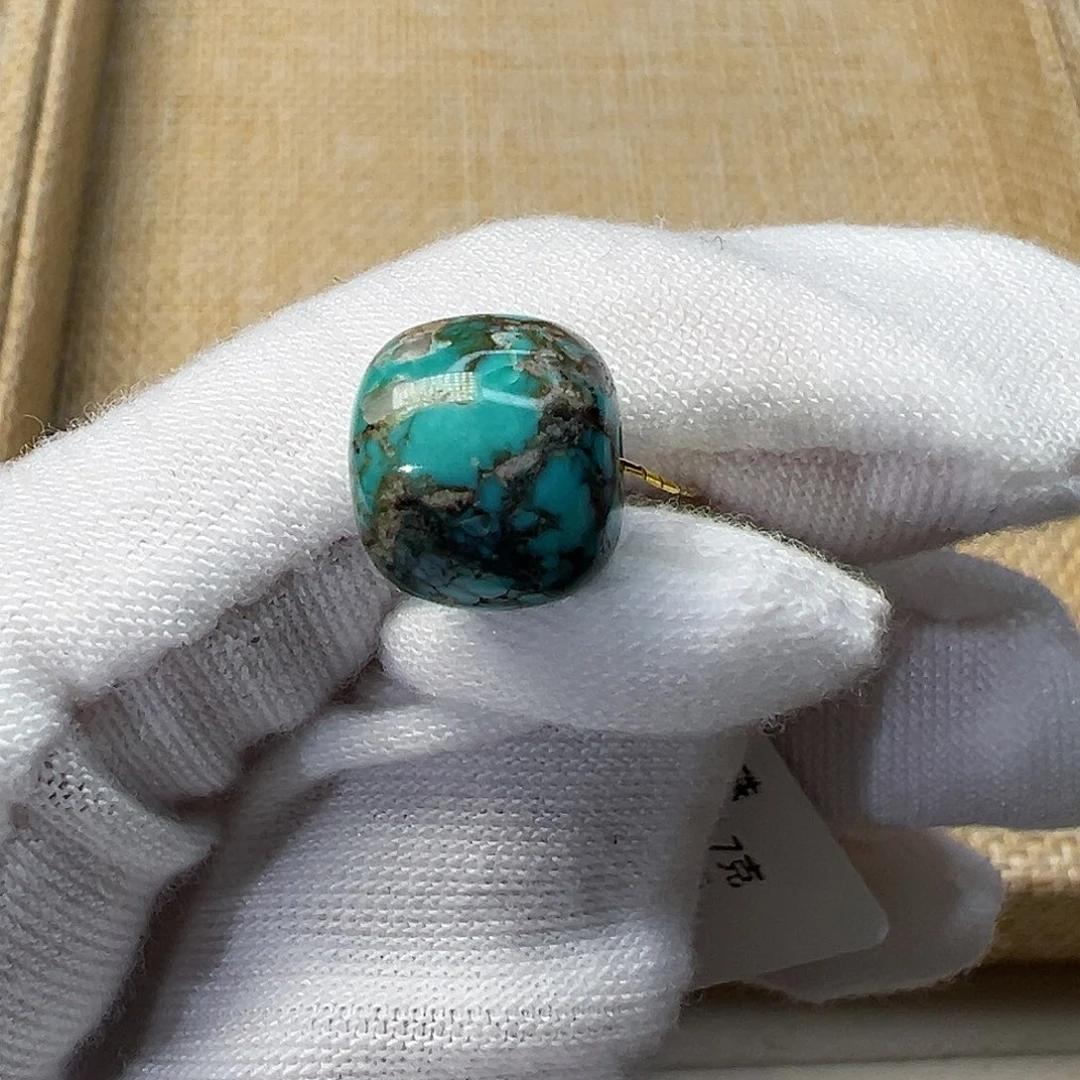 绿松石配饰未镶嵌10.6*9.5