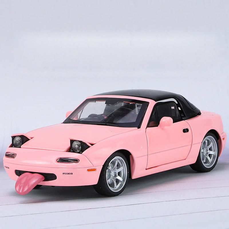 【欧拓甄选】1：32马自达 MX5仿真合金具汽车模型