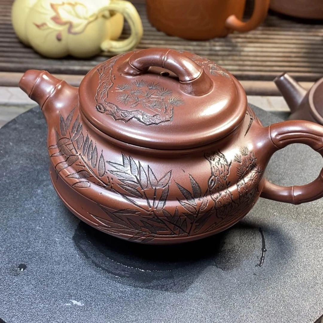 紫砂茶壶原矿手工129