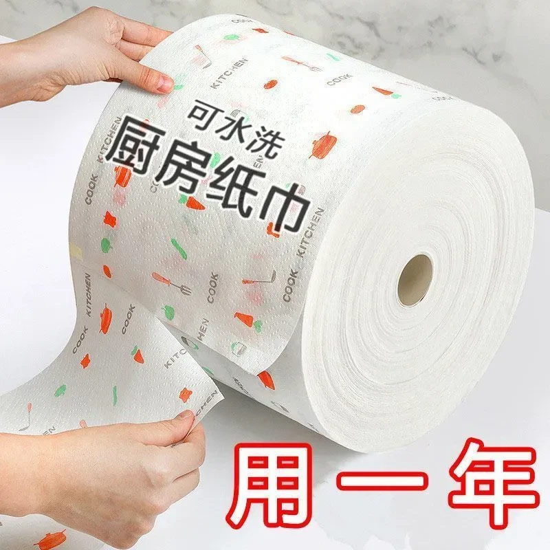 加厚一次性去油不沾油水洗干湿两用清洁布家用抹布