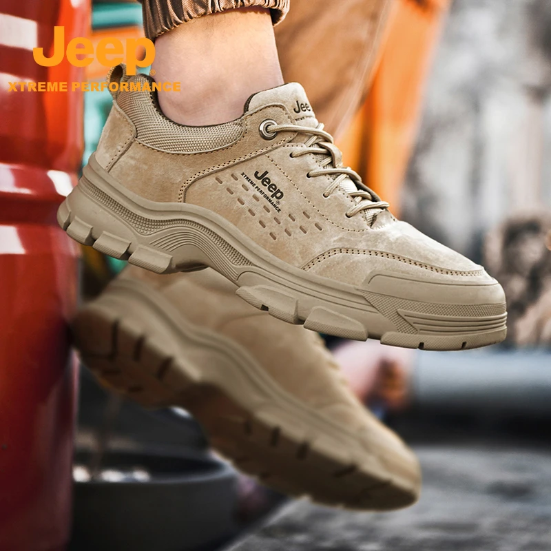 JEEP/吉普秋冬男士新款户外休闲爬山徒步运动旅游防滑耐磨登山鞋