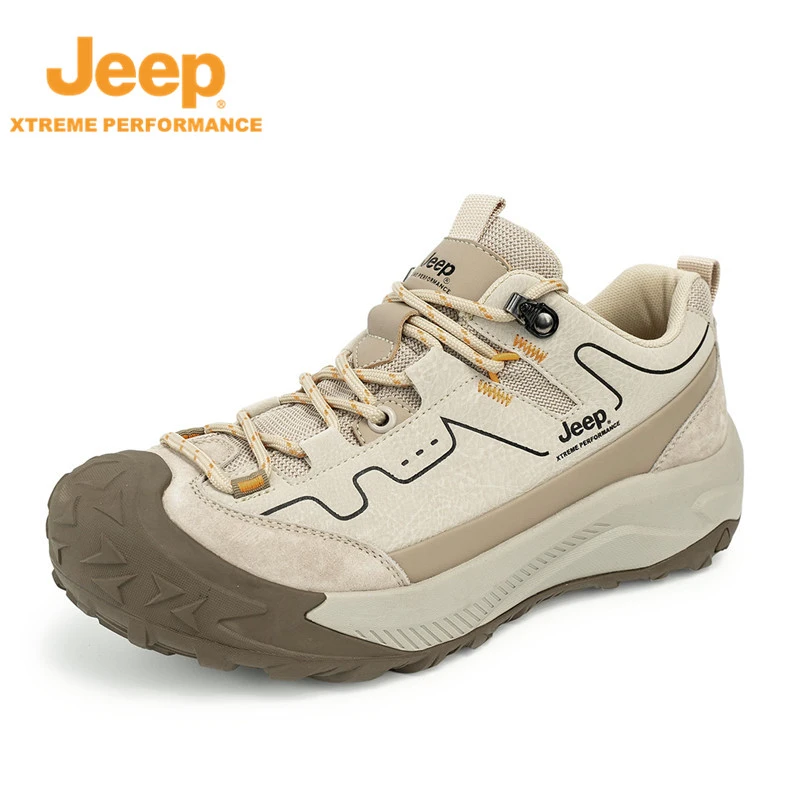 JEEP/吉普秋季新款时尚潮流休闲鞋防滑耐磨登山鞋软底户外徒步鞋