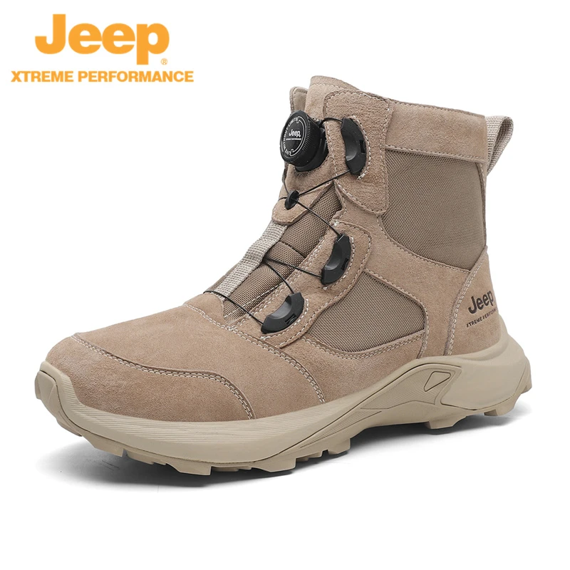 JEEP/吉普冬季新款男鞋软底防滑耐磨减震户外运动鞋登山鞋徒步鞋