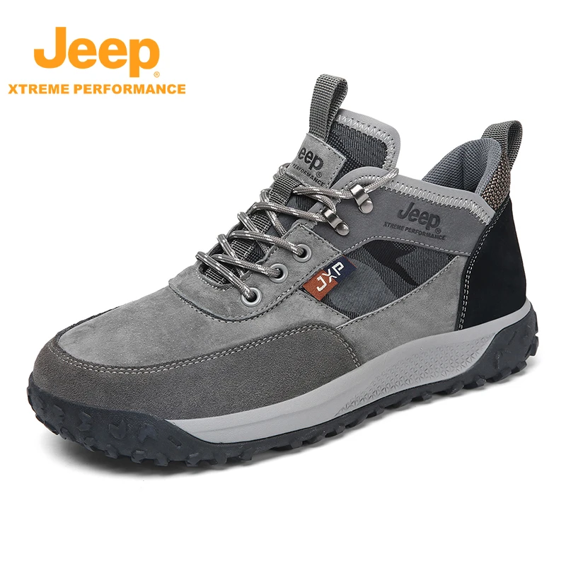 JEEP/吉普秋冬新款户外男士休闲鞋防滑耐磨徒步运动登山旅游鞋