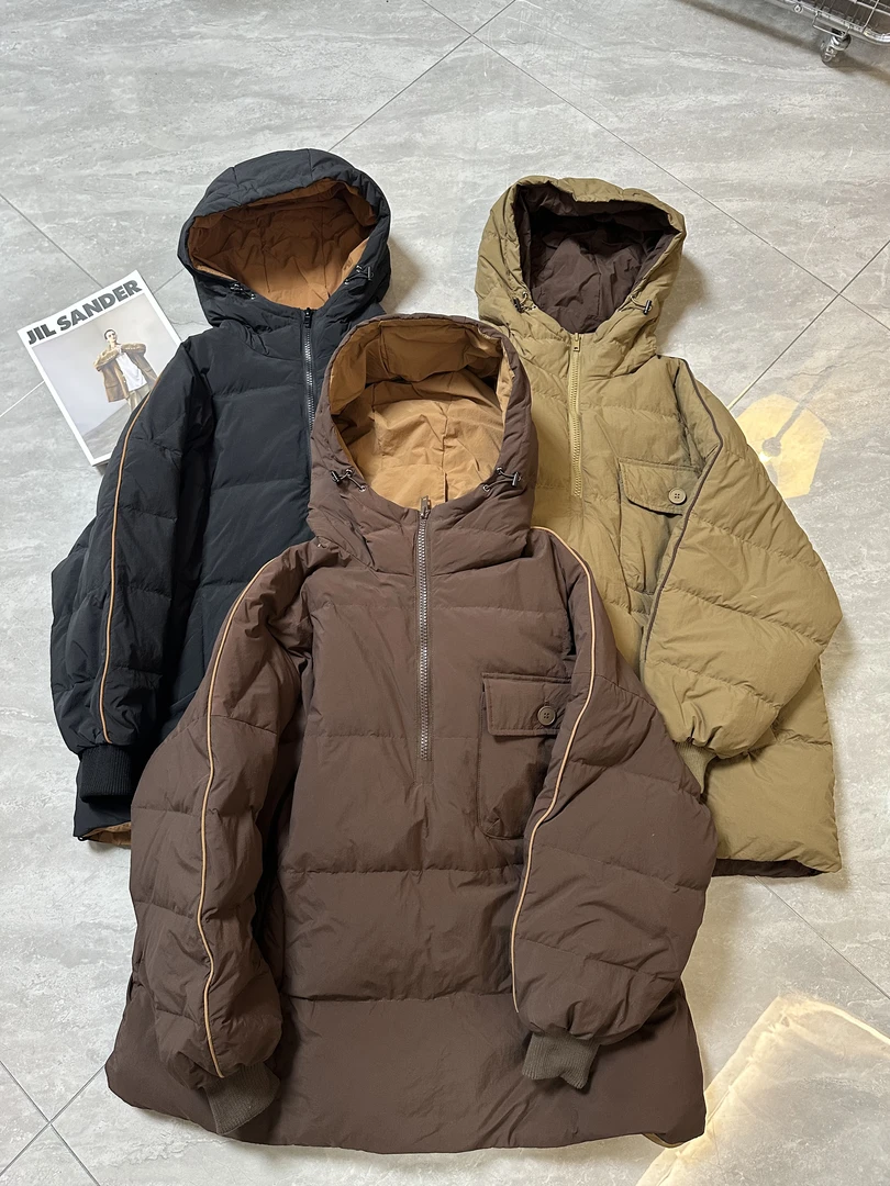 【不得不爱】2024冬季-TY新款韩版百搭宽松套头连帽休闲羽绒服