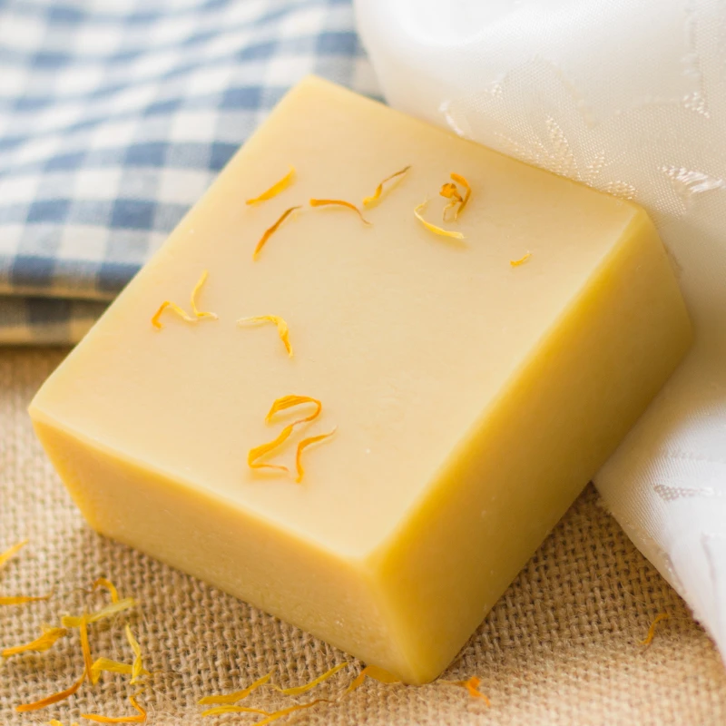 十六制造金盏花手工皂沐浴皂 冷制皂 孕婴可用150克 洗脸洗澡
